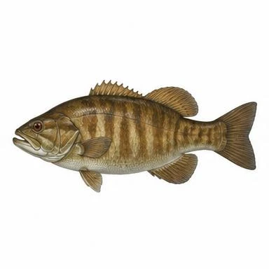 Illustration of Smallmouth Bass