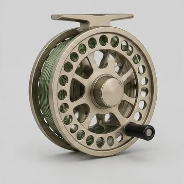 Original placeholder illustration of Heritage Machined Fly Reel, not an actual retailer photo